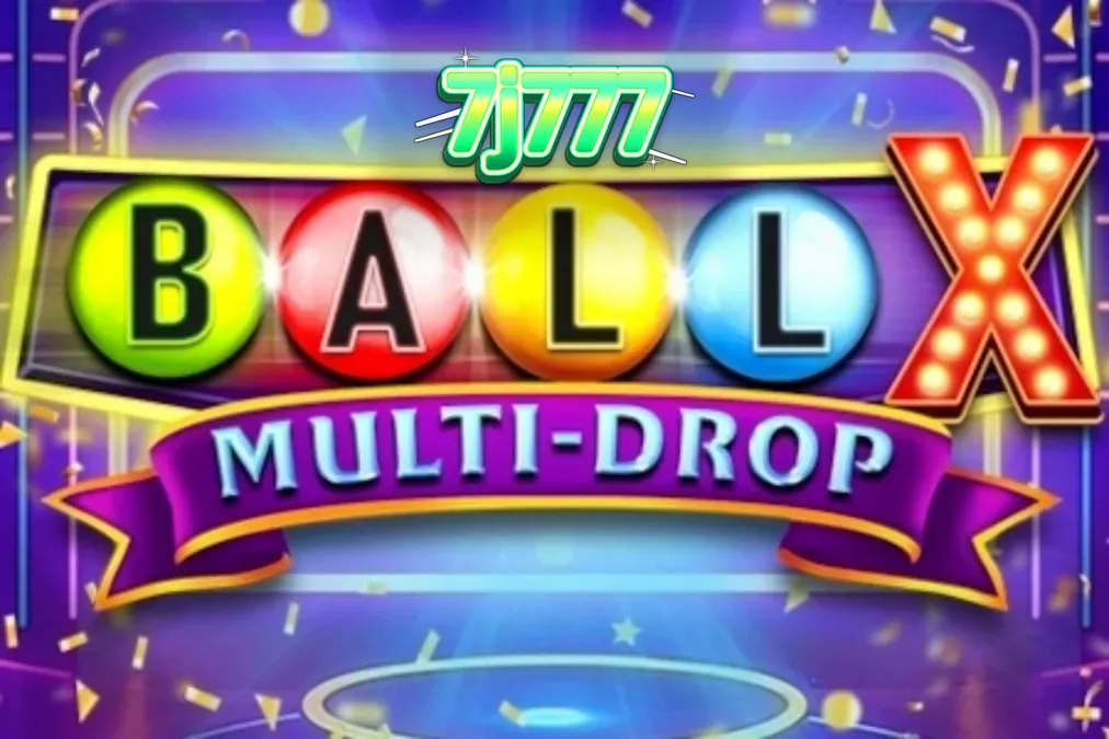 Ball X Multi-Drop স্লট গেমের নিয়ন-থিমযুক্ত ইন্টারফেস এবং জ্যাকপট ডিসপ্লে